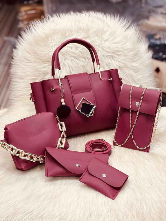 5 Piece Handbag Set Bag